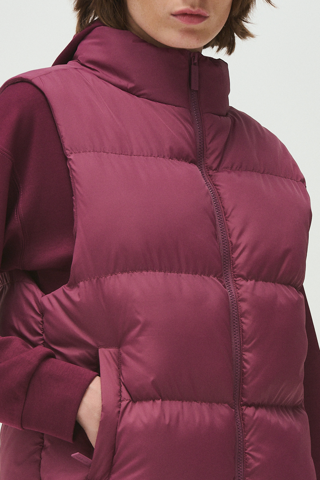chaleco puffer acolchado