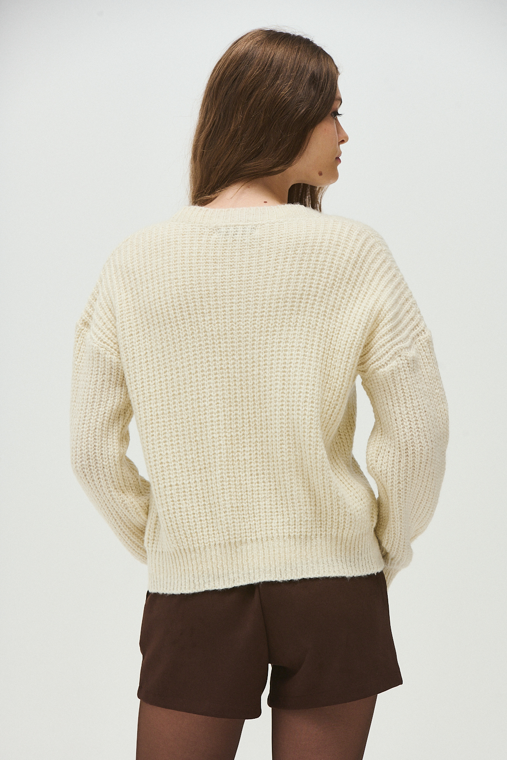 Cardigan tejido strass