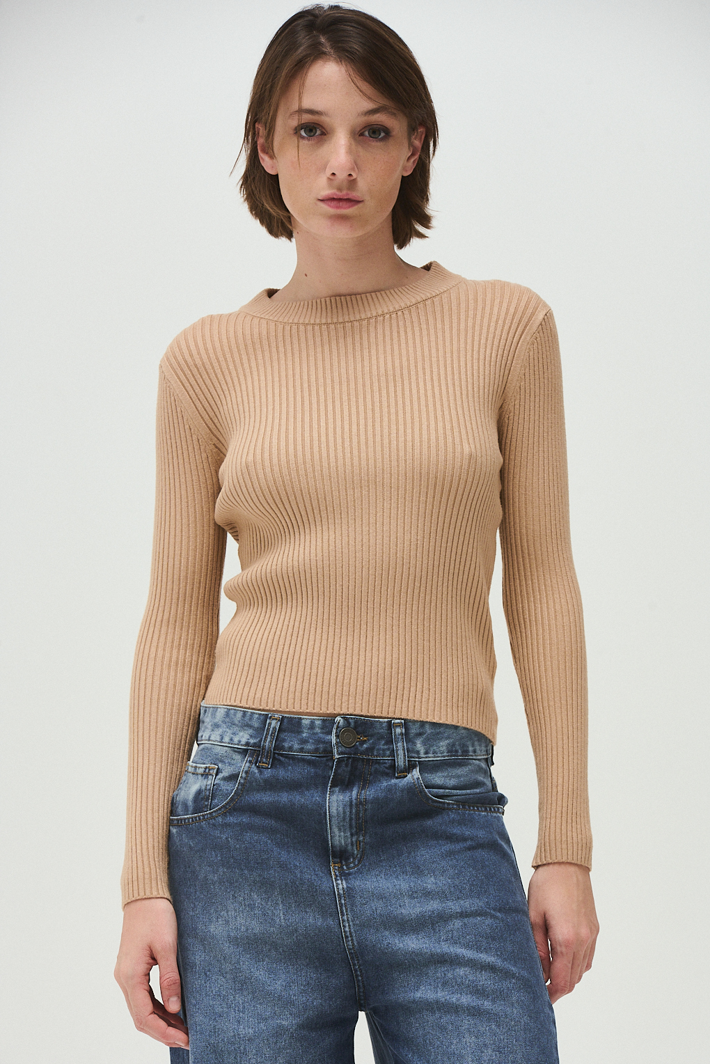 sweater tejid basico
