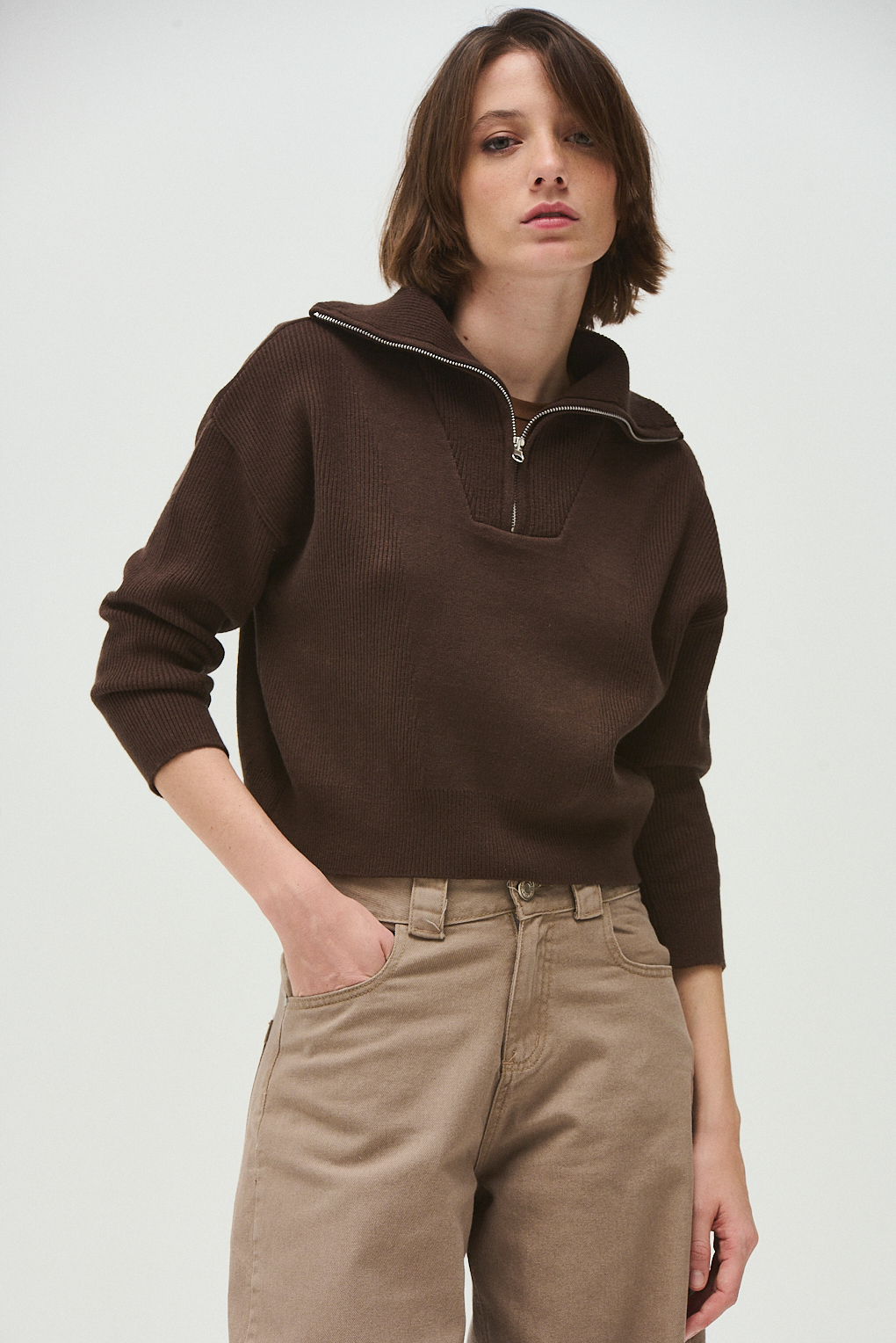 sweater cierre