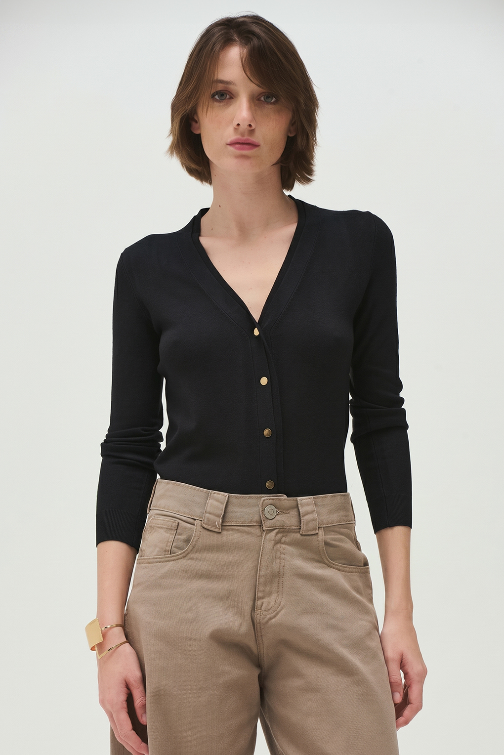 cardigan tejido