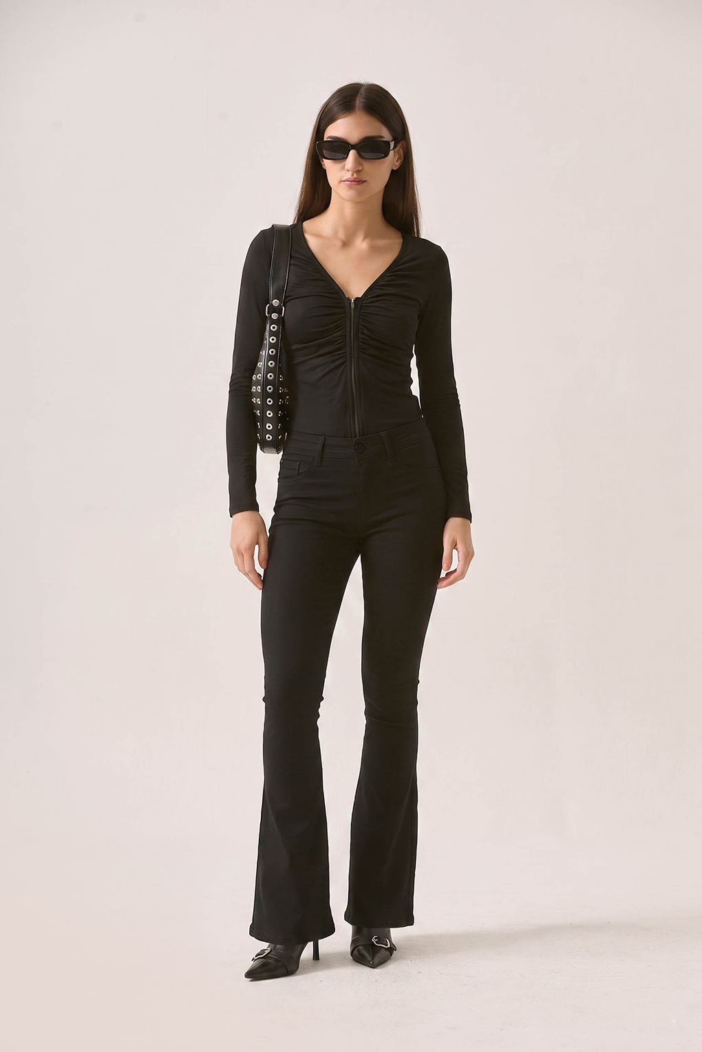Pantalon oxford negro